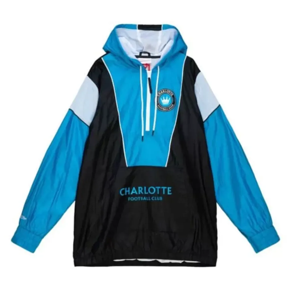 Men Mitchell & Ness Jackets & Outerwear-Highlight Reel Windbreaker Charlotte Fc