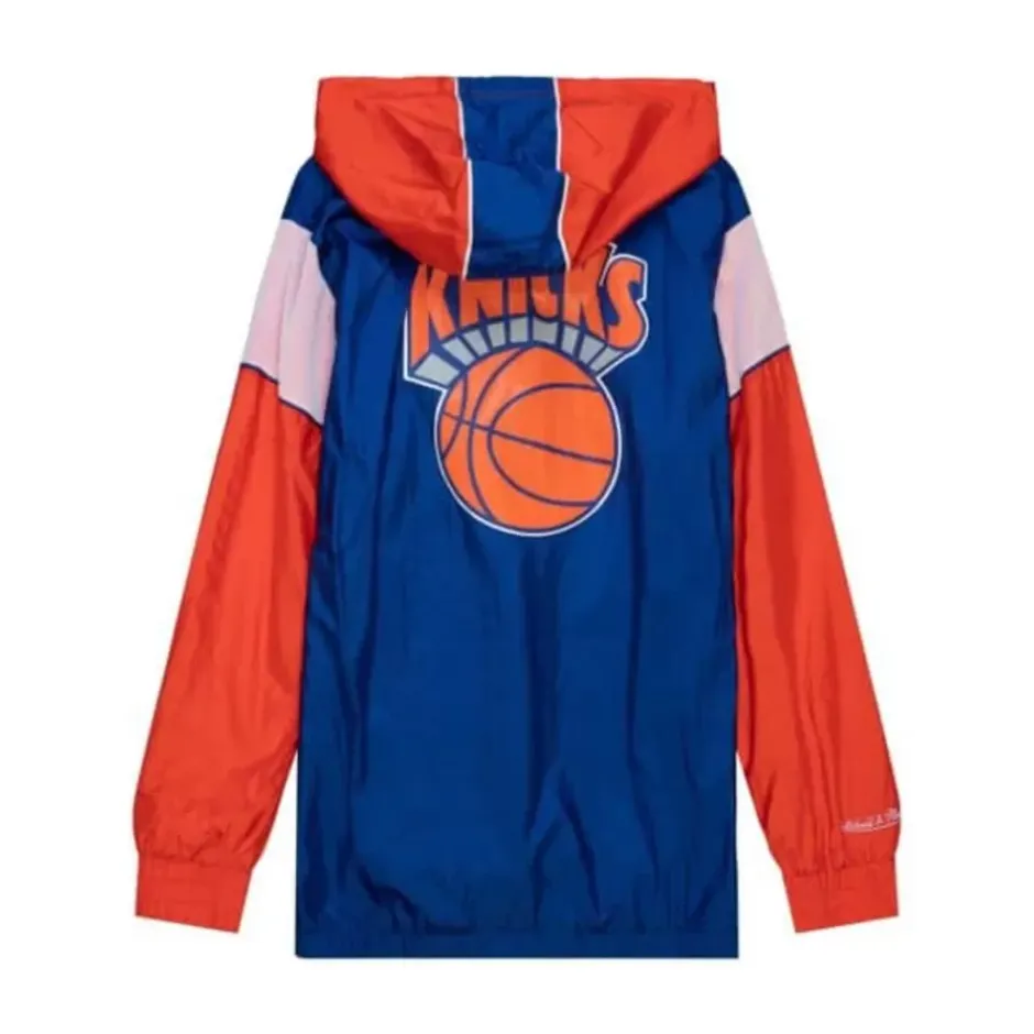 Men Mitchell & Ness Jackets & Outerwear-Highlight Reel Windbreaker New York Knicks