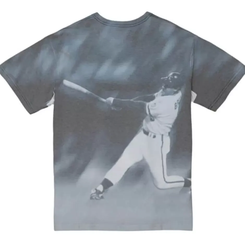 Men Mitchell & Ness T-Shirts & Tops-Highlight Sublimated Player Tee Kansas City Royals George Brett