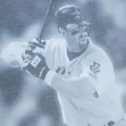 Men Mitchell & Ness T-Shirts & Tops-Highlight Sublimated Player Tee Houston Astros Jeff Bagwell