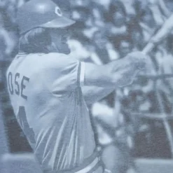 Men Mitchell & Ness T-Shirts & Tops-Highlight Sublimated Player Tee Cincinnati Reds Pete Rose