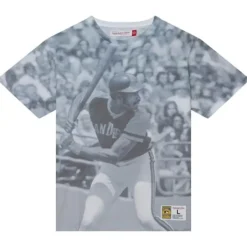Men Mitchell & Ness T-Shirts & Tops-Highlight Sublimated Player Tee San Diego Padres Dave Winfield
