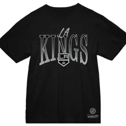 Men Mitchell & Ness T-Shirts & Tops-Hip Check Tee Los Angeles Kings