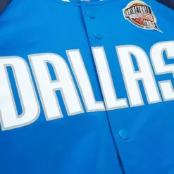 Men Mitchell & Ness Jackets & Outerwear-Hof N&N Satin Jacket Dallas Mavericks Dirk Nowitzki