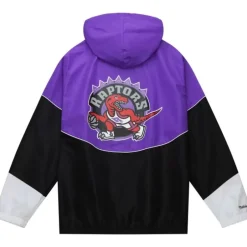 Men Mitchell & Ness Jackets & Outerwear-Home Team Lightweight Windbreaker Toronto Raptors