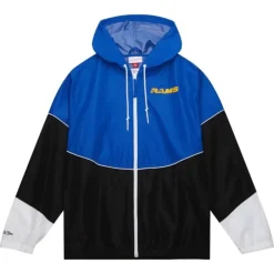Men Mitchell & Ness Jackets & Outerwear-Home Team Lightweight Windbreaker Los Angeles Rams