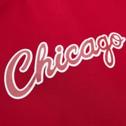 Men Mitchell & Ness Jackets & Outerwear-Home Team Lightweight Windbreaker Chicago Bulls