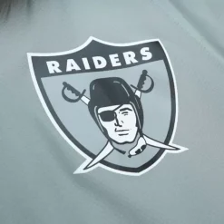 Men Mitchell & Ness Jackets & Outerwear-Home Team Lightweight Windbreaker Oakland Raiders