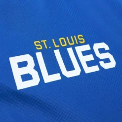 Men Mitchell & Ness Jackets & Outerwear-Home Team Lightweight Windbreaker St. Louis Blues