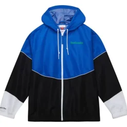 Men Mitchell & Ness Jackets & Outerwear-Home Team Lightweight Windbreaker Seattle Seahawks