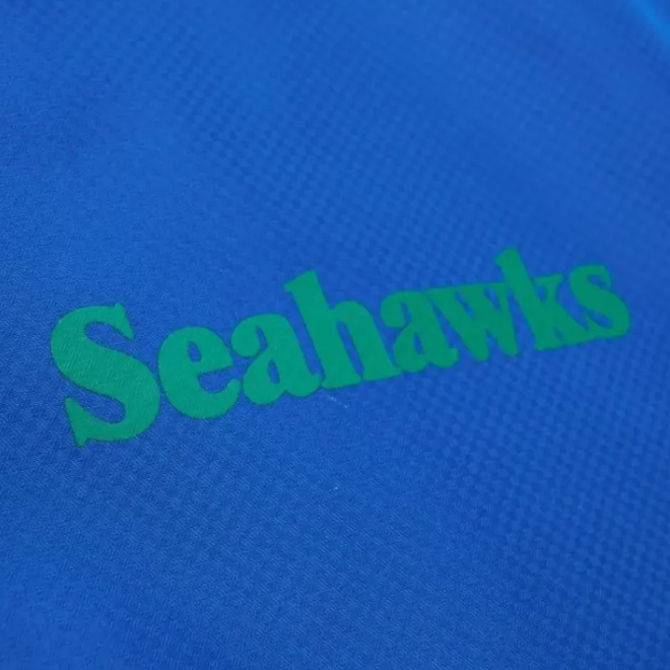 Men Mitchell & Ness Jackets & Outerwear-Home Team Lightweight Windbreaker Seattle Seahawks