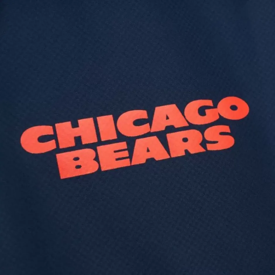 Men Mitchell & Ness Jackets & Outerwear-Home Team Lightweight Windbreaker Chicago Bears
