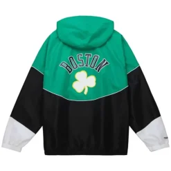 Men Mitchell & Ness Jackets & Outerwear-Home Team Lightweight Windbreaker Boston Celtics