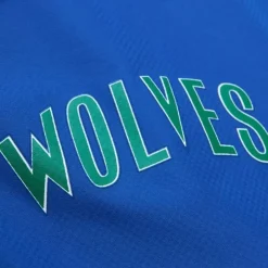 Men Mitchell & Ness Jackets & Outerwear-Home Team Lightweight Windbreaker Minnesota Timberwolves