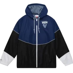 Men Mitchell & Ness Jackets & Outerwear-Home Team Lightweight Windbreaker Howard University