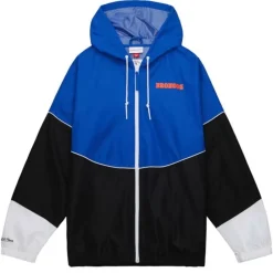 Men Mitchell & Ness Jackets & Outerwear-Home Team Lightweight Windbreaker Denver Broncos
