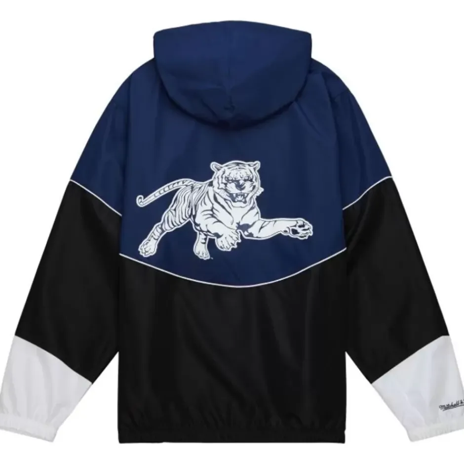 Men Mitchell & Ness Jackets & Outerwear-Home Team Lightweight Windbreaker Jackson State University