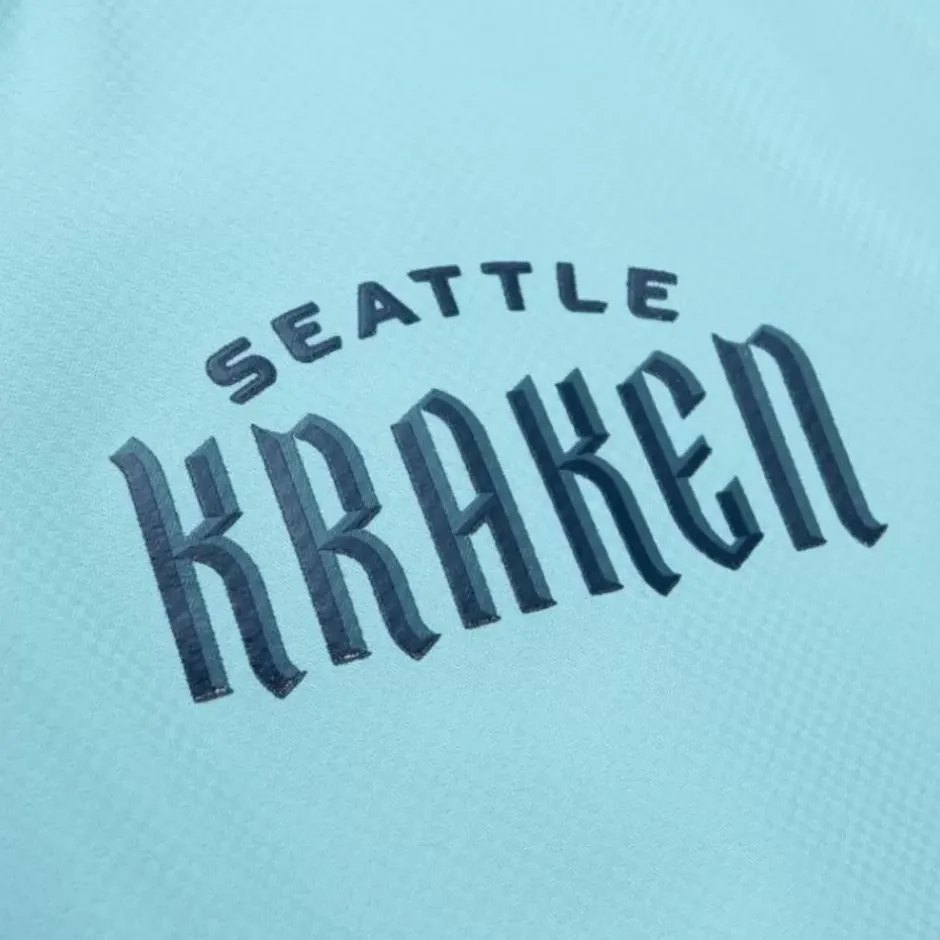 Men Mitchell & Ness Jackets & Outerwear-Home Team Lightweight Windbreaker Seattle Kraken