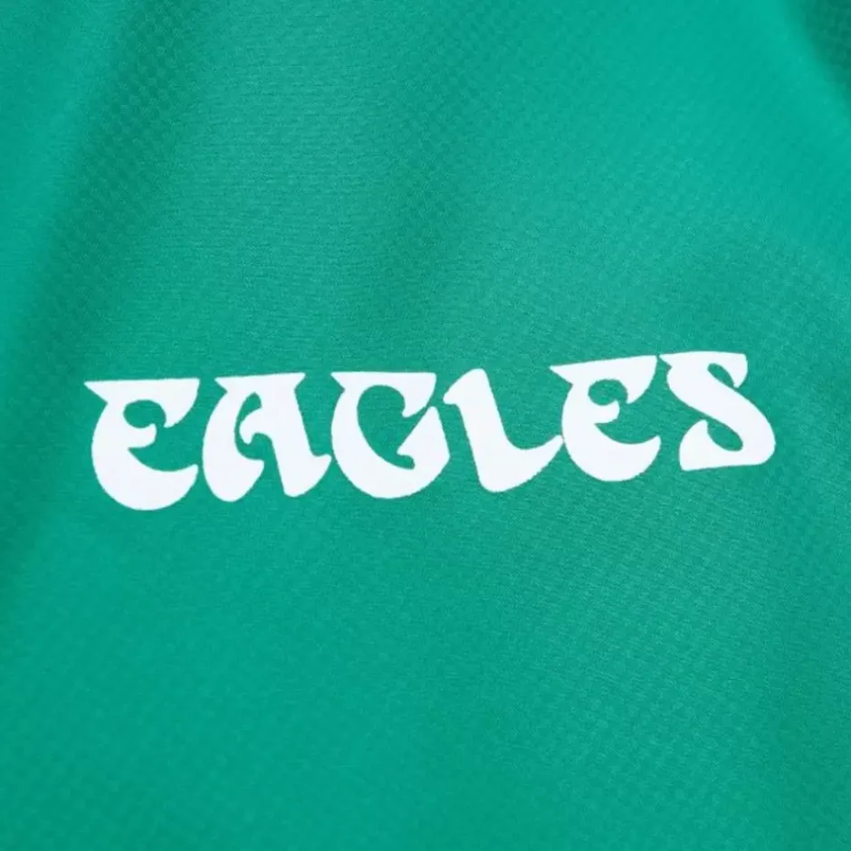 Men Mitchell & Ness Jackets & Outerwear-Home Team Lightweight Windbreaker Philadelphia Eagles