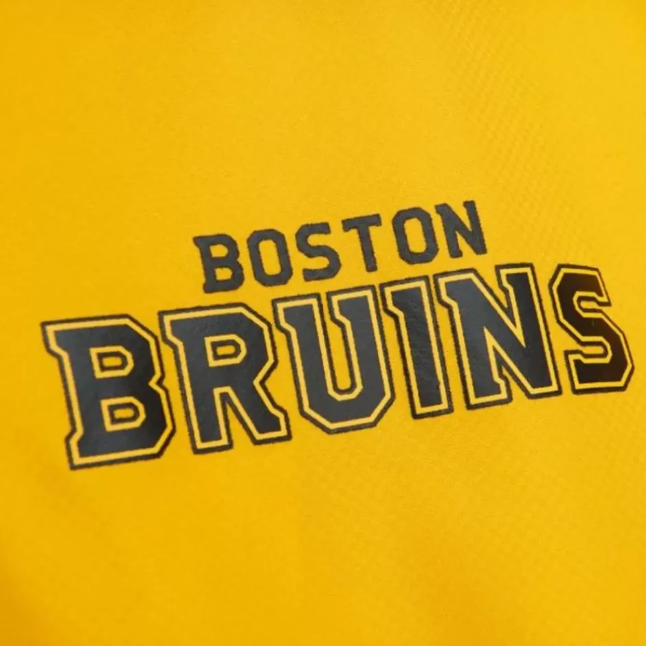 Men Mitchell & Ness Jackets & Outerwear-Home Team Lightweight Windbreaker Boston Bruins