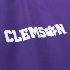 Men Mitchell & Ness Jackets & Outerwear-Home Team Lightweight Windbreaker Clemson University
