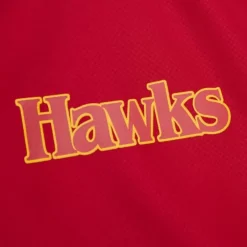 Men Mitchell & Ness Jackets & Outerwear-Home Team Lightweight Windbreaker Atlanta Hawks