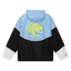 Men Mitchell & Ness Jackets & Outerwear-Home Team Lightweight Windbreaker Southern University And A&M College