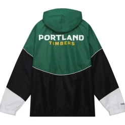 Men Mitchell & Ness Jackets & Outerwear-Home Team Lw Windbreaker Portland Timbers