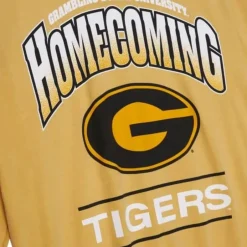 Men Mitchell & Ness T-Shirts & Tops-Homecoming Arch Ls Tee Grambling State University