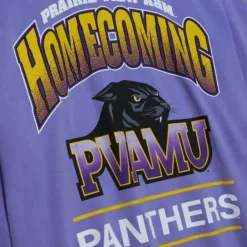 Men Mitchell & Ness T-Shirts & Tops-Homecoming Arch Ls Tee Prairie View A&M University