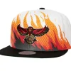 Mitchell & Ness Snapback-Hot Fire Snapback Hwc Atlanta Hawks
