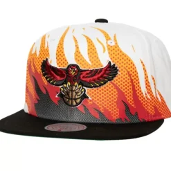Mitchell & Ness Snapback-Hot Fire Snapback Hwc Atlanta Hawks