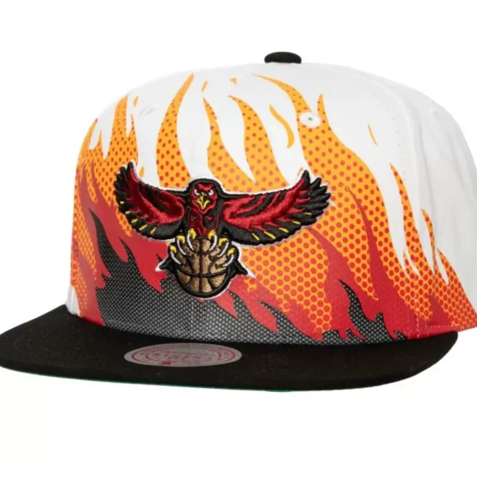 Mitchell & Ness Snapback-Hot Fire Snapback Hwc Atlanta Hawks