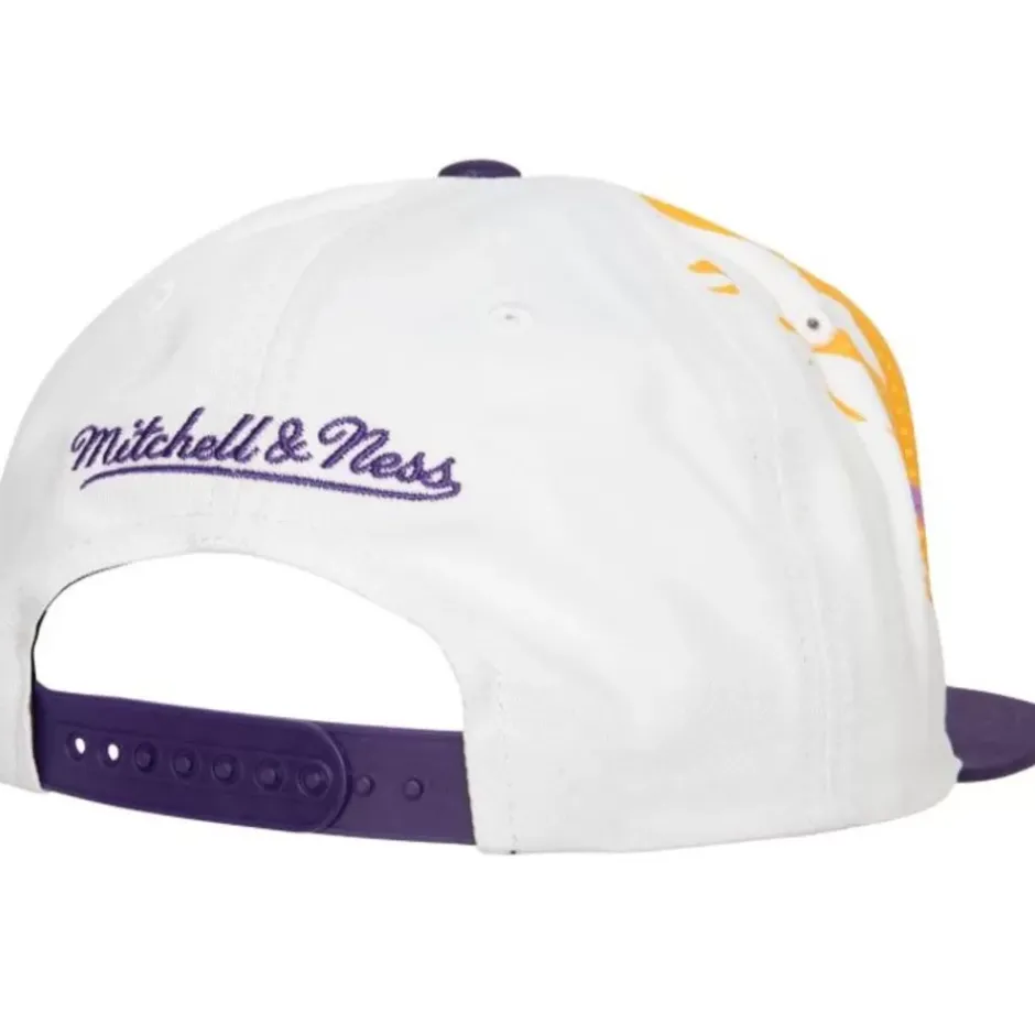 Mitchell & Ness Snapback-Hot Fire Snapback Hwc Los Angeles Lakers