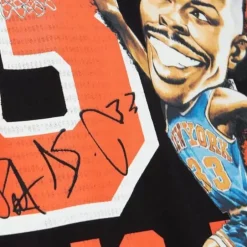 Men Mitchell & Ness T-Shirts & Tops-Hwc Caricatures New York Knicks Patrick Ewing