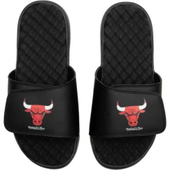 Woman Mitchell & Ness Accessories-Hwc Logo Slides Chicago Bulls