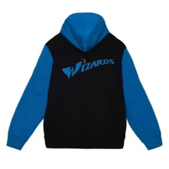 Men Mitchell & Ness Hoodies & Sweatshirts-Hwc Night Fleece Hoody Washington Wizards
