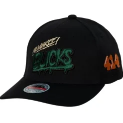 Mitchell & Ness Snapback-Hwc Slap Sticker Classic Red Milwaukee Bucks