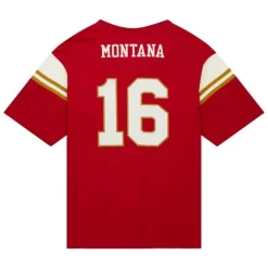Men Mitchell & Ness T-Shirts & Tops-Icon Premium N&N S/S Tee San Francisco 49Ers Joe Montana