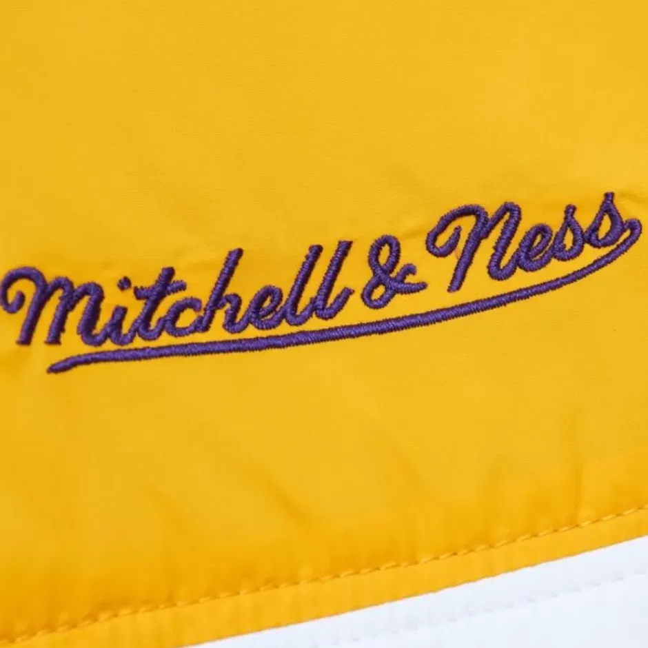 Men Mitchell & Ness Jackets & Outerwear-In The Clutch Puffer Jacket Vintage Logo Minnesota Vikings