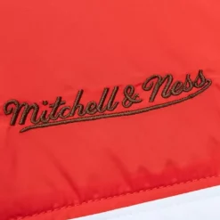 Men Mitchell & Ness Jackets & Outerwear-In The Clutch Puffer Jacket Vintage Logo Cleveland Browns