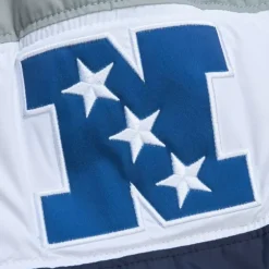 Men Mitchell & Ness Jackets & Outerwear-In The Clutch Puffer Jacket Vintage Logo Dallas Cowboys