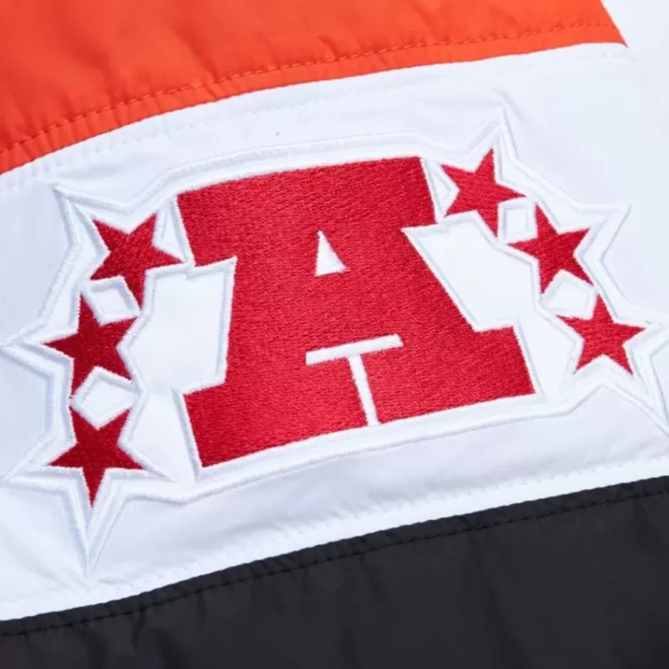 Men Mitchell & Ness Jackets & Outerwear-In The Clutch Puffer Jacket Vintage Logo Cincinnati Bengals