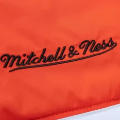 Men Mitchell & Ness Jackets & Outerwear-In The Clutch Puffer Jacket Vintage Logo Cincinnati Bengals