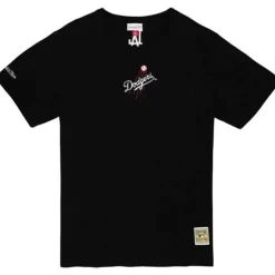 Men Mitchell & Ness T-Shirts & Tops-Insignia Ss Tee Los Angeles Dodgers