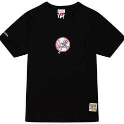 Men Mitchell & Ness T-Shirts & Tops-Insignia Ss Tee New York Yankees