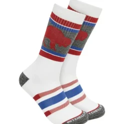 Woman Mitchell & Ness Accessories-Interception Crew Socks Buffalo Bills