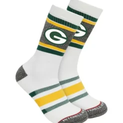 Woman Mitchell & Ness Accessories-Interception Crew Socks Green Bay Packers