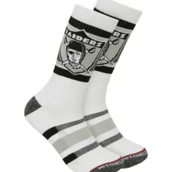 Woman Mitchell & Ness Accessories-Interception Crew Socks Oakland Raiders