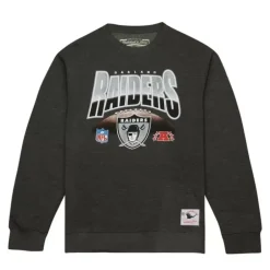 Men Mitchell & Ness Hoodies & Sweatshirts-Inzone Crew Oakland Raiders